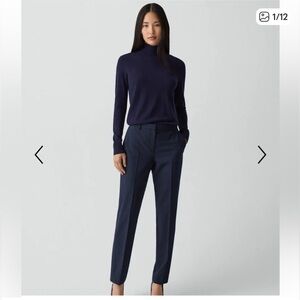 Theory Treeca full length pants in good wool